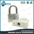 Heavy Duty Square Stainless Steel Padlock for Warehouse